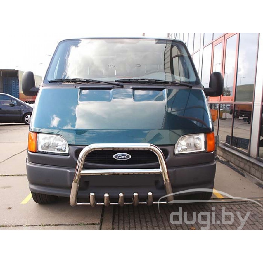 Рейлинги Ford Transit/Custom длинная база, модель Crown Black (установка в штатные места)